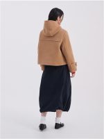 Short Duffle Coat Beige