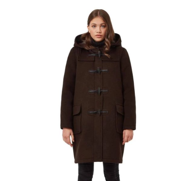 Womens Brown Duffle Coat