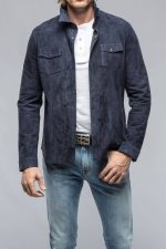 Blue Suede Shirt