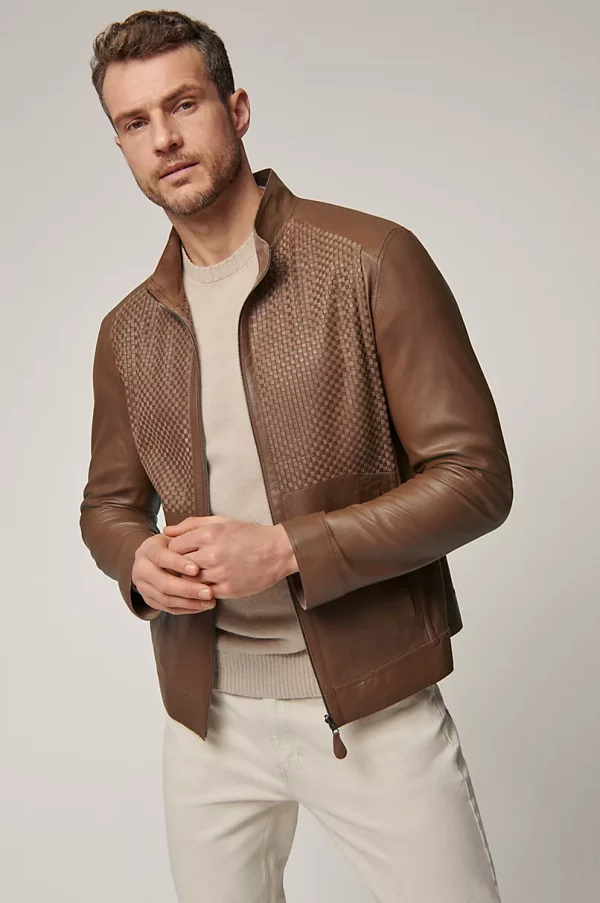 Beau Reversible Goatskin Suede Leather Jacket USA
