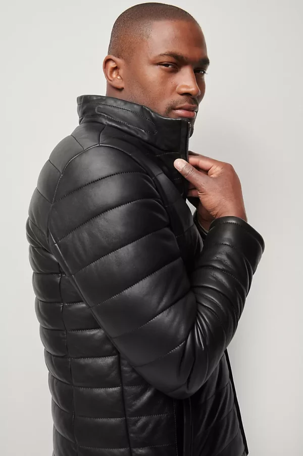 Gavin Italian Lambskin Leather Jacket USA
