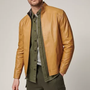 Larson North African Lambskin Leather Jacket