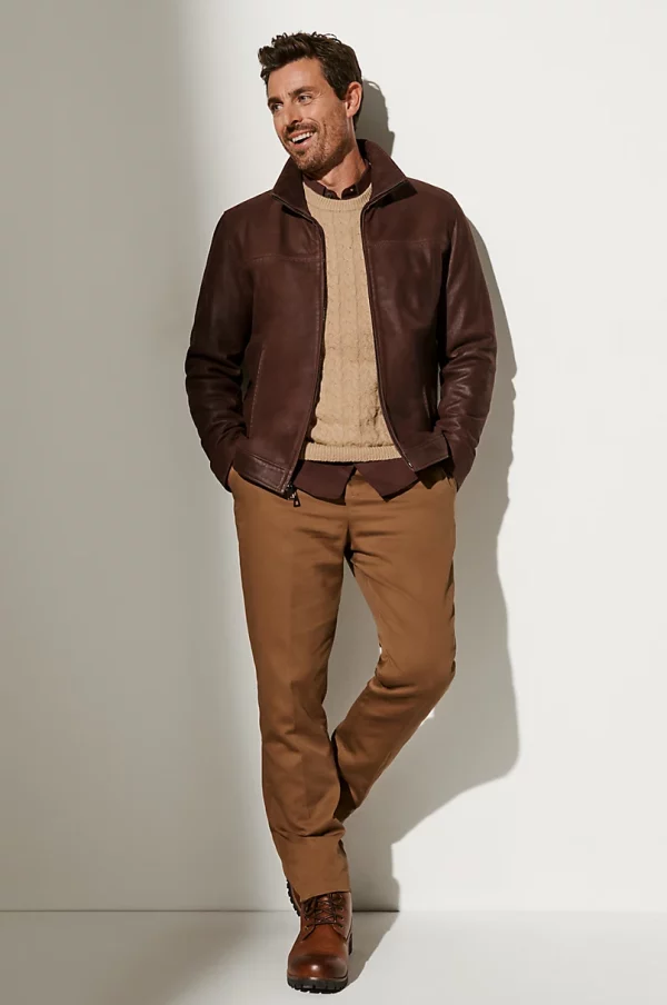 Marcus Lambskin Leather Jacket