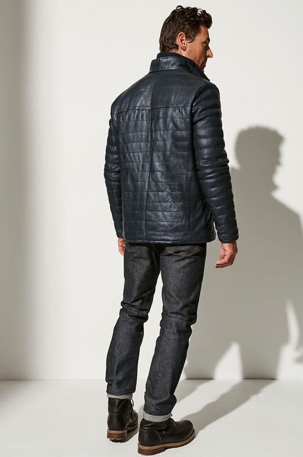 Tyler Reversible Quilted Lambskin Leather Moto Jacket United States