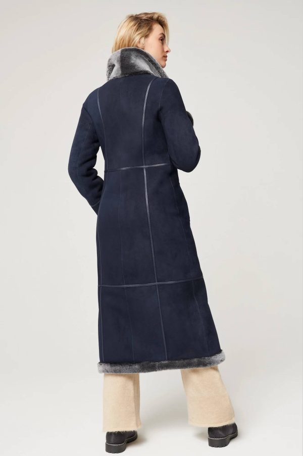 Colette Reversible Shearling Sheepskin Coat