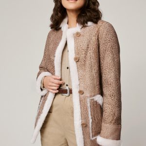 Marleigh Shearling Sheepskin Rancher Coat