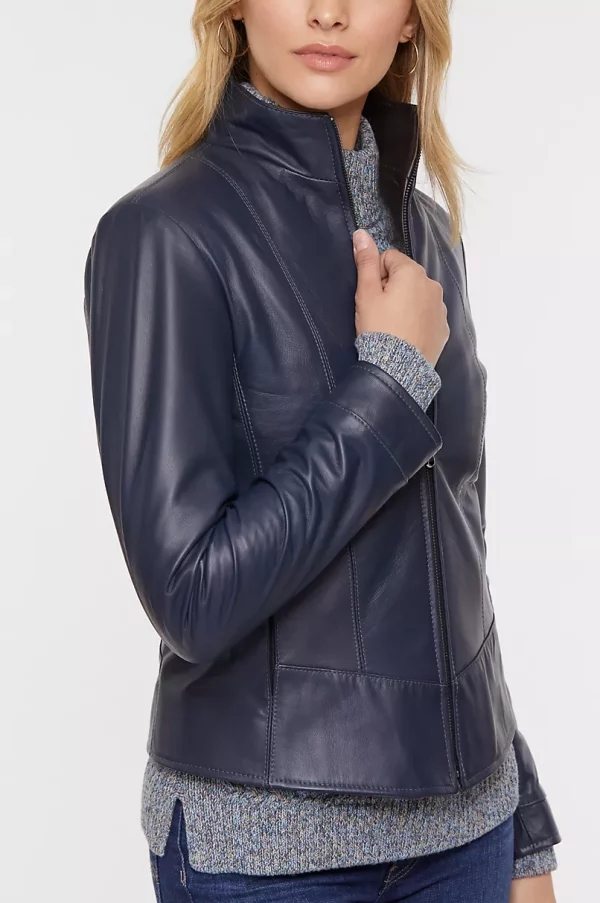 Melissa Italian Lambskin Leather Jacket USA