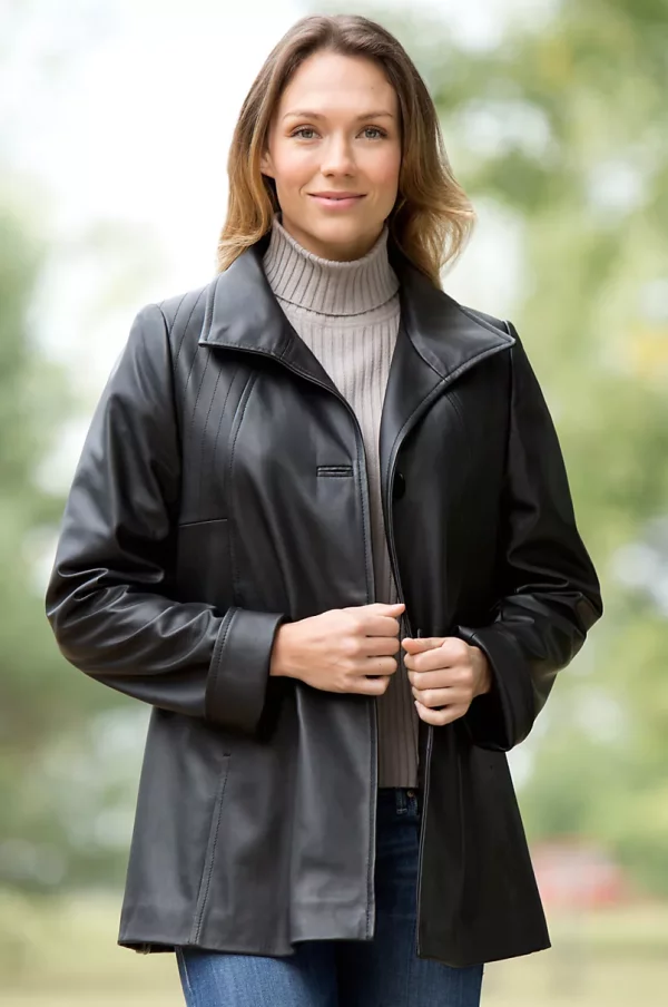 Womens Bentley Lambskin Leather Jacket USA