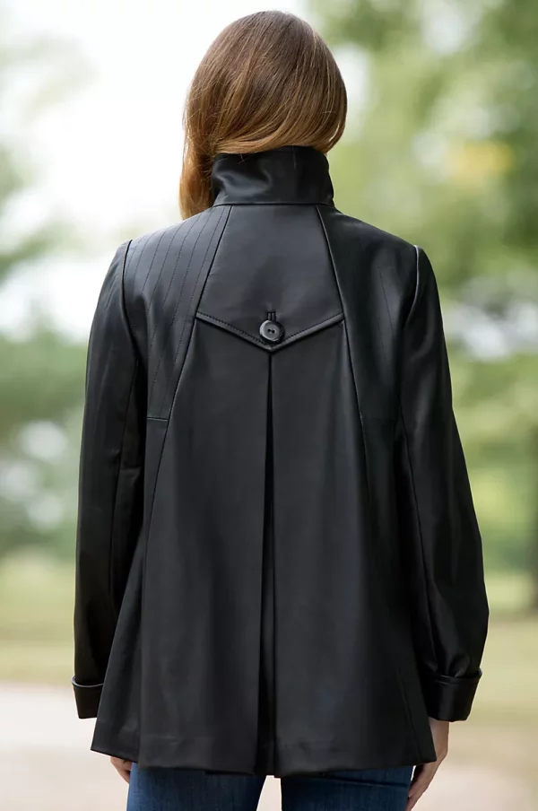 Womens Bentley Lambskin Leather Jacket