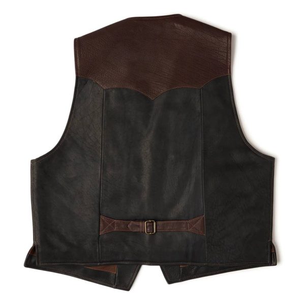 Garrison Bison Leather Vest