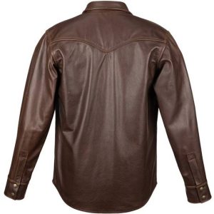 Leather Western Shirt