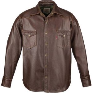 Leather Western Shirt