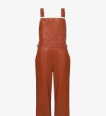 Rust Brown Leather Overall