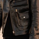 D Pocket Leather Jacket