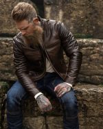 Rust Leather Jacket