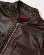 Rust Leather Jacket