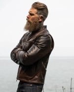 Rust Leather Jacket