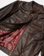 Rust Leather Jacket