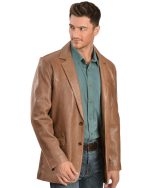 Scully Lamb Leather Blazer