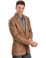 Scully Lamb Leather Blazer
