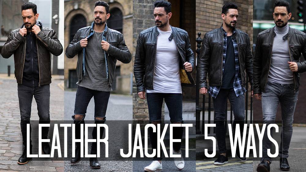 What to Wear with a Leather Biker Jacket