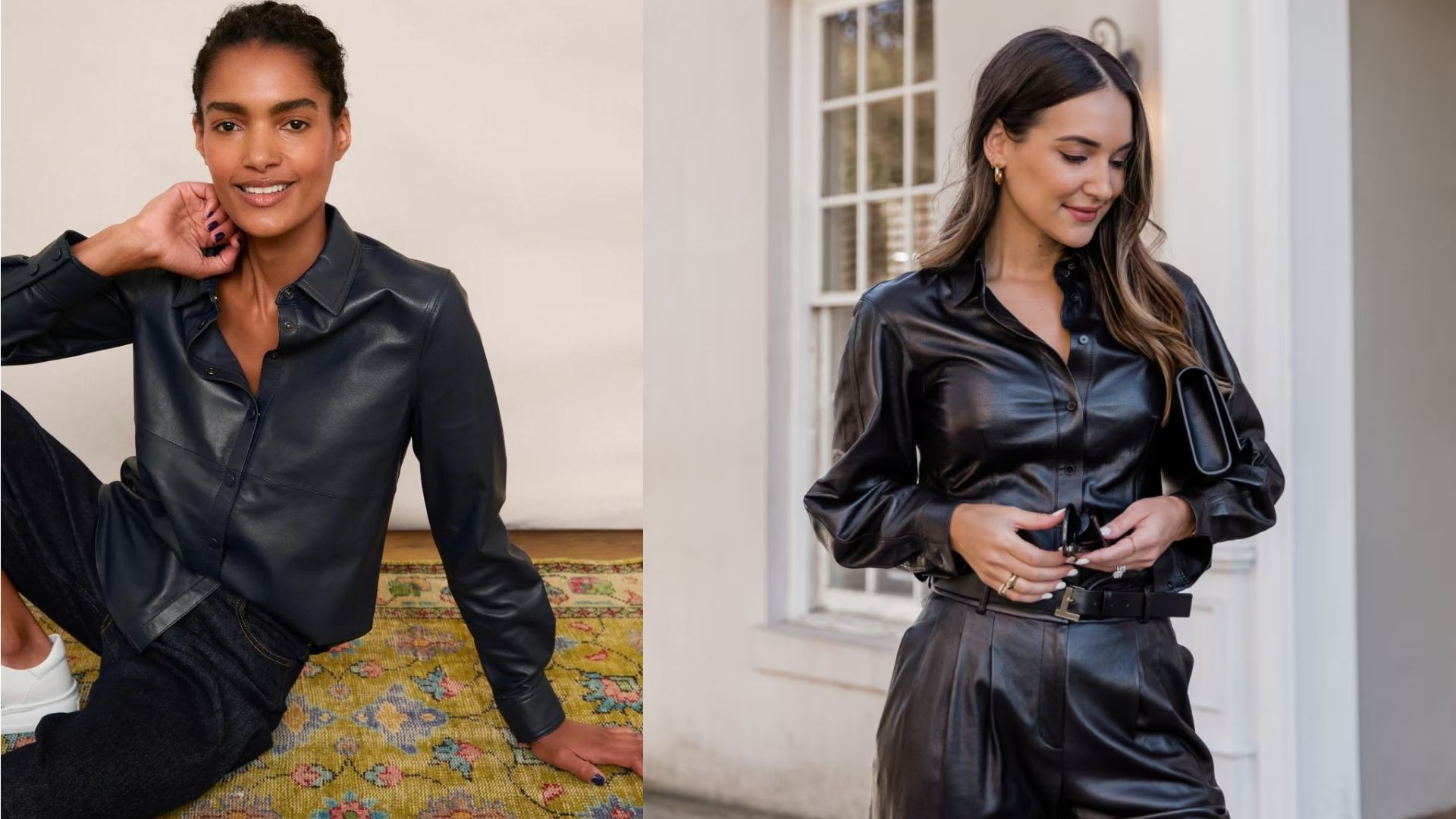How to Style Leather Shirt
