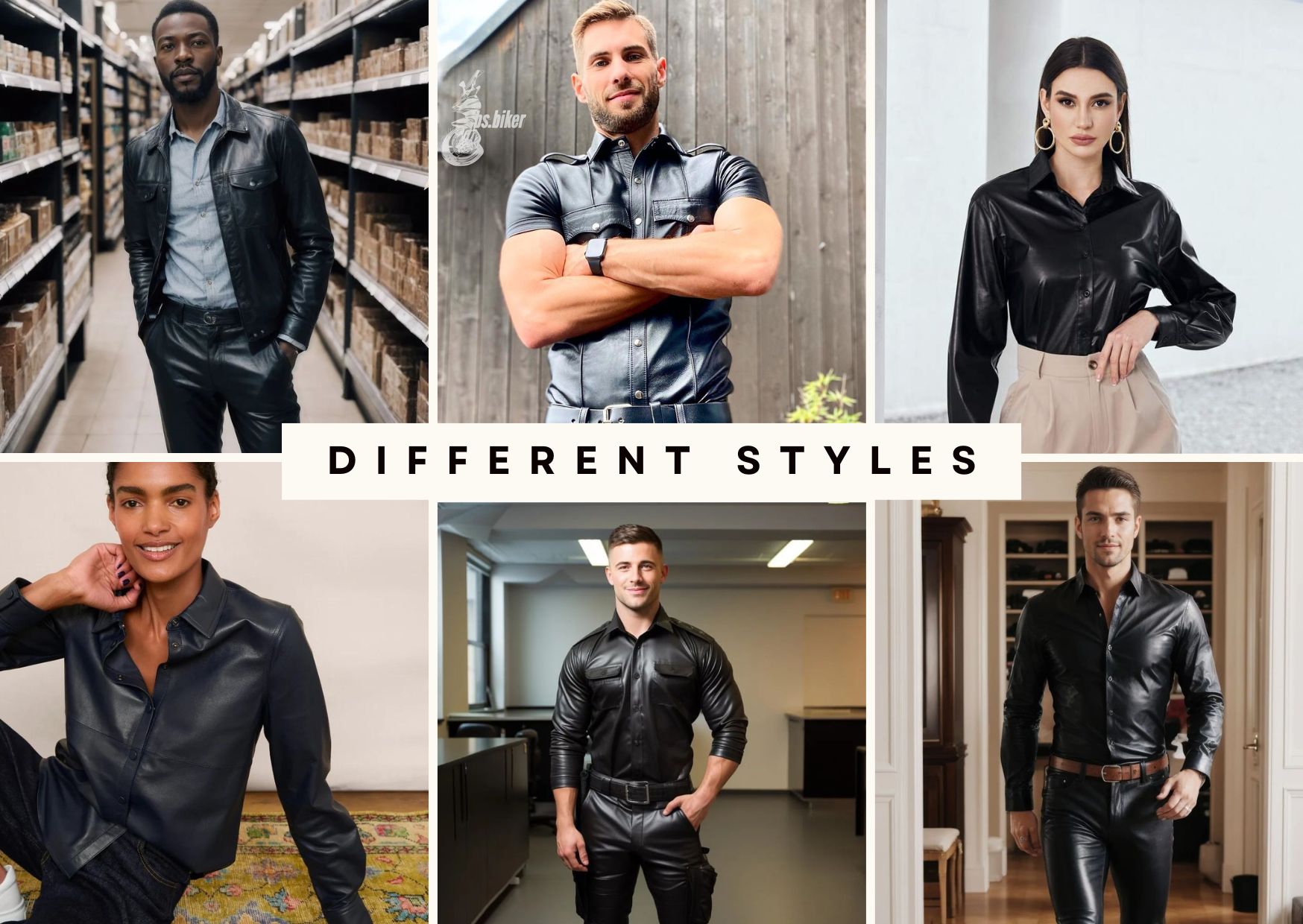 Leather Shirt in Different Styles