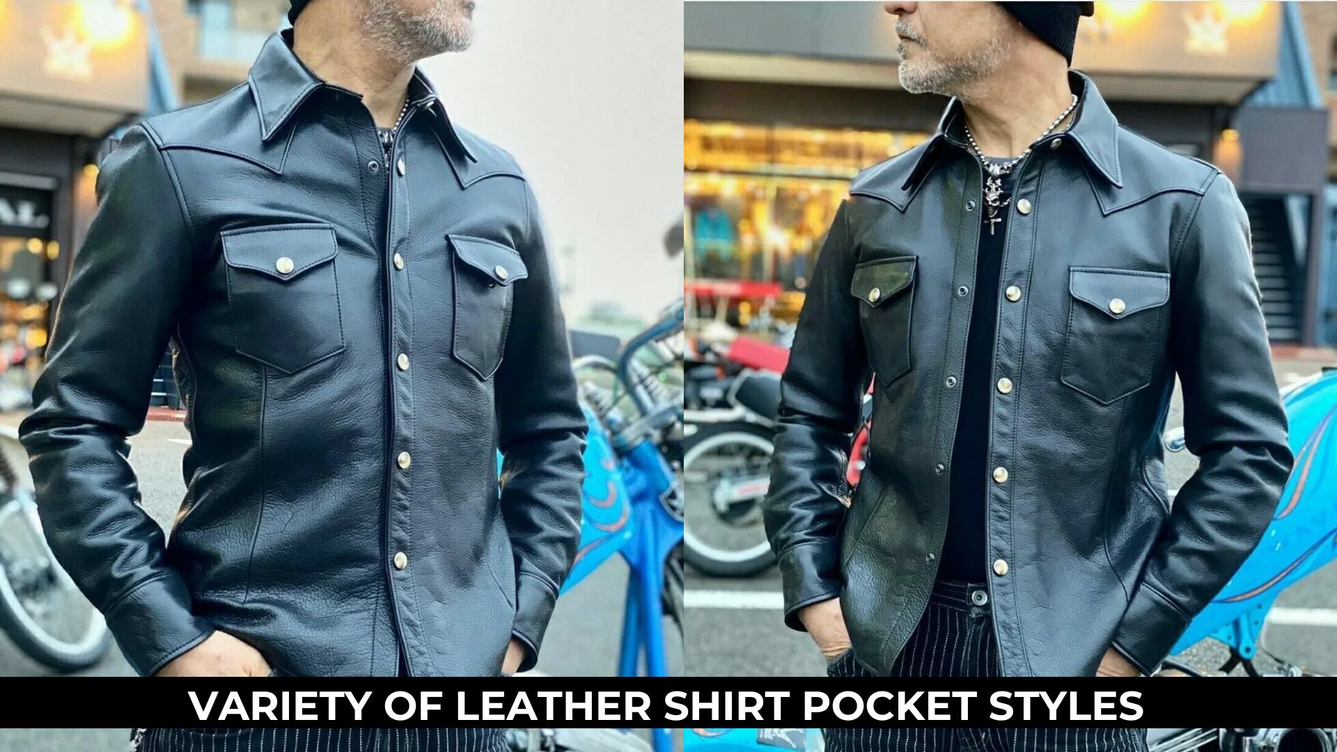 Pocket Perfection Navigating the Variety of Leather Shirt Pocket Styles