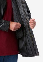 Big And Tall Leather Jacket With Hood United States