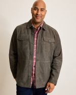 Big and Tall Suede Jacket