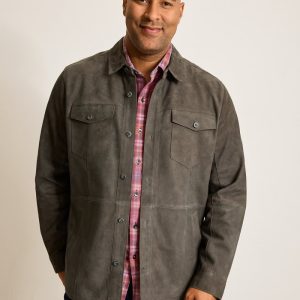 Big and Tall Suede Jacket
