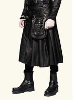 Black Leather Kilts