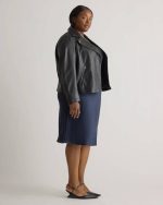 Fit of Plus Size Black Jacket