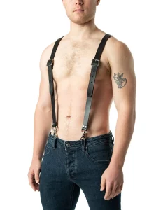 Leather Harness Suspenders