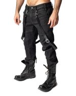 Leather Harness Suspenders