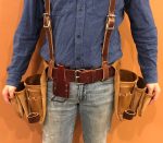 Leather Tool Belt Suspenders