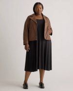 Plus Size Brown Jacket Women