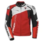 Red Leather Motorcycle Jacket