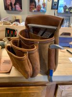 Leather Tool Belt Suspenders