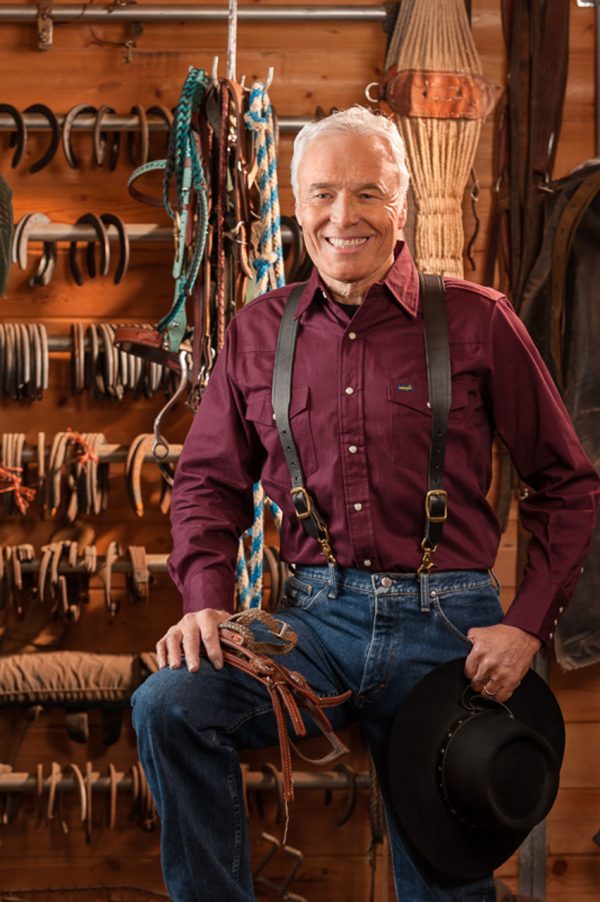 leather western suspenders