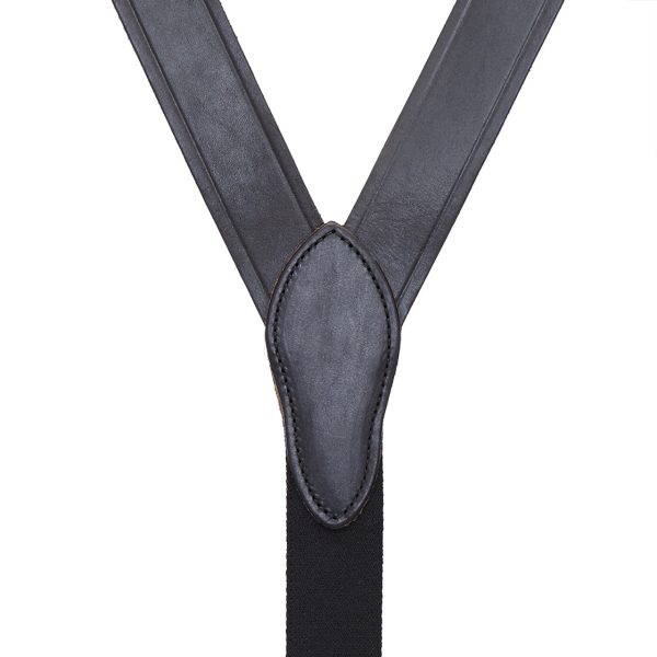 leather western suspenders USA