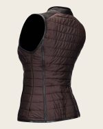 Black Leather Vest Womens