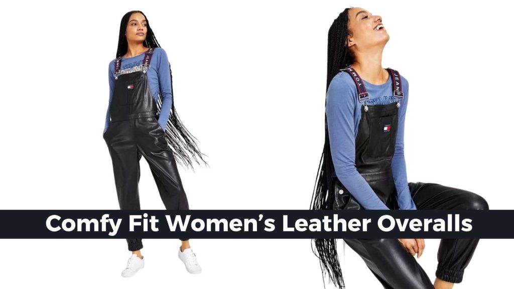 Leather Overalls for Women 2 1