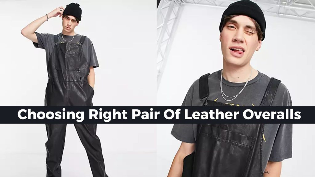 Wear Men’s Leather Overalls 
