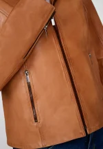 Petite Brown Leather Blazer United States