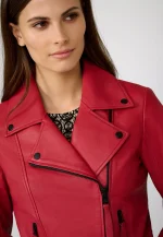 Red Leather Motorcycle Jacket Womens United States