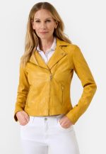 Womens Yellow Leather Jacket