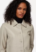 Beige Leather Jacket Women United States
