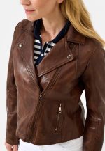 Chocolate Brown Leather Jacket Womens United States