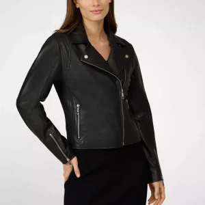 Leather Racer Jacket Women